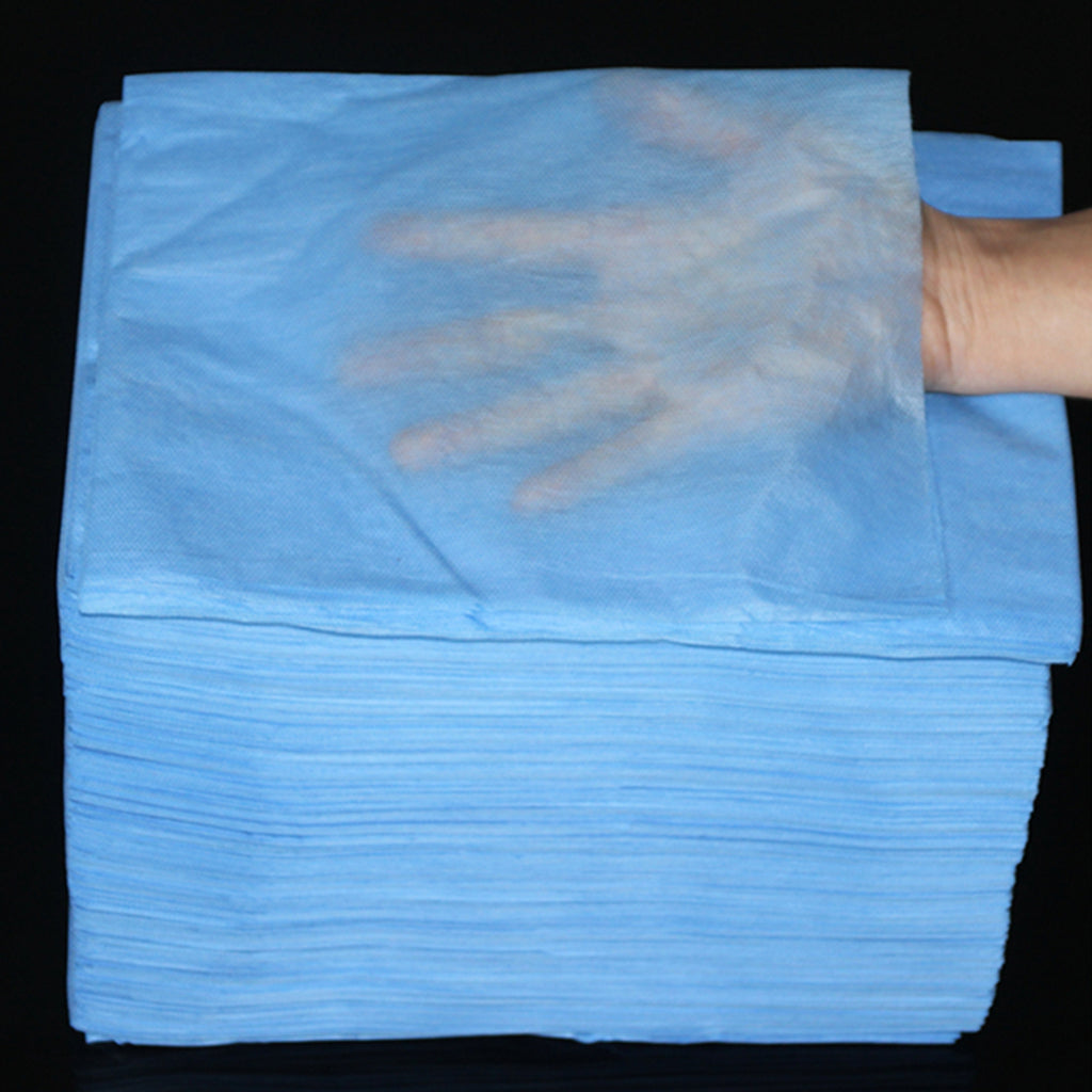 100 Pcs Non-woven Disposable Massage Table Sheet Bed Cover 80x180cm Blue