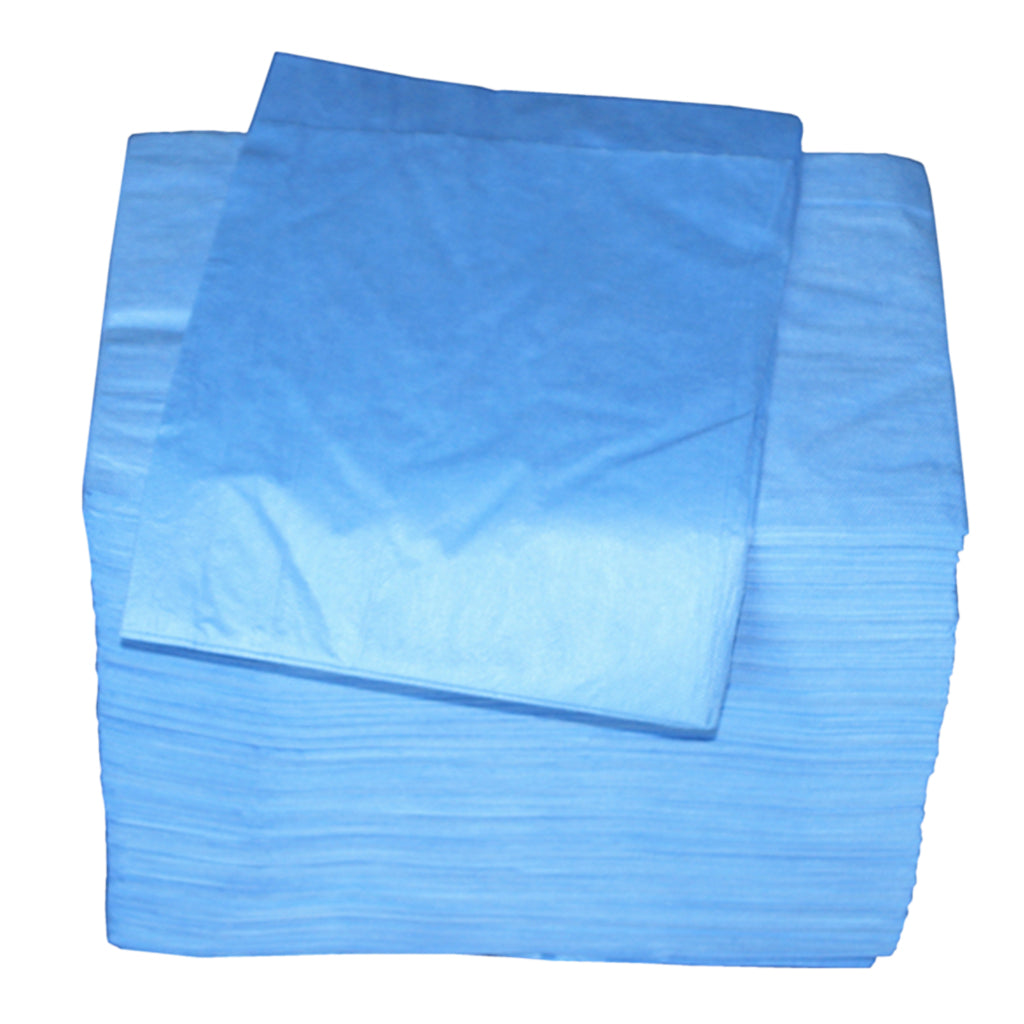 100 Pcs Non-woven Disposable Massage Table Sheet Bed Cover 80x180cm Blue