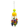 Parrot Hanging Toys Colorful Ball Block Pet Bird Bite Chewing Toy Style 2