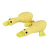 2 Pack Pet Dog Duck Doll Plush Squeak Dog Toys Dog Teething Clean Toys