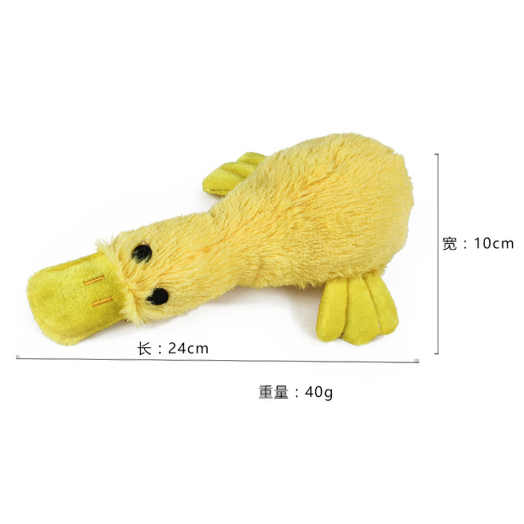 2 Pack Pet Dog Duck Doll Plush Squeak Dog Toys Dog Teething Clean Toys