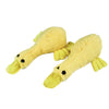 2 Pack Pet Dog Duck Doll Plush Squeak Dog Toys Dog Teething Clean Toys