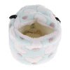 Pet Hamster Nest Winter Warm Bed Plush Cage For Hamster Squirrel Rat Blue