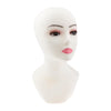 PVC Manikin Head Realistic Mannequin Head Wig Stand for Wigs Hat Display White