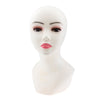 PVC Manikin Head Realistic Mannequin Head Wig Stand for Wigs Hat Display White