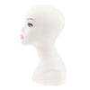 PVC Manikin Head Realistic Mannequin Head Wig Stand for Wigs Hat Display White