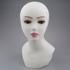 PVC Manikin Head Realistic Mannequin Head Wig Stand for Wigs Hat Display White