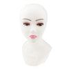 PVC Manikin Head Realistic Mannequin Head Wig Stand for Wigs Hat Display White