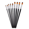 9 pieces acrylic oil watercolors painting brushes set