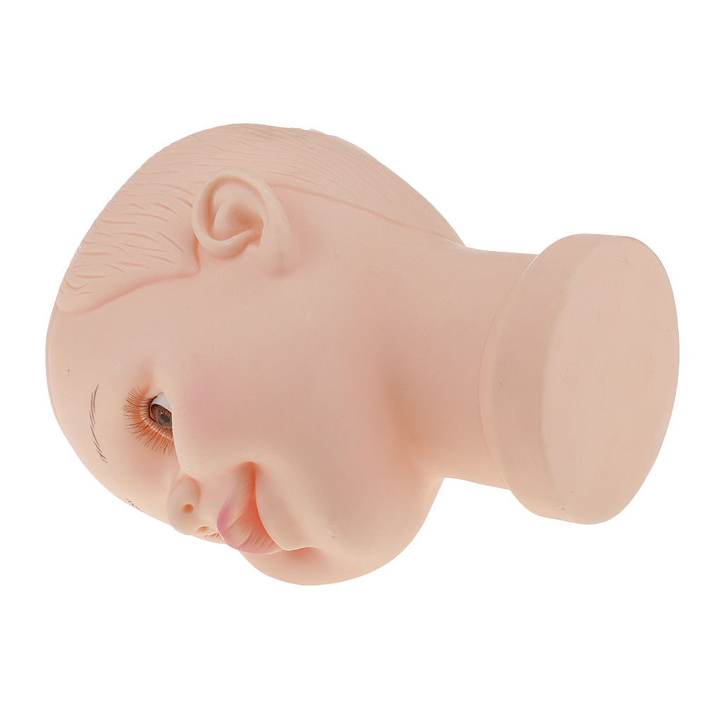 Child Baby Mannequin Manikin Head for Wig Hats Scarf Display Show Stand Model Mannequin