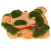 Resin Moss Rock Ornament with Moss and Cute Turtle for Aquarium Fish Tank Home Garden Bonsai Decoration