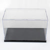 Acrylic Model Doll Display Case Showcase Dustproof Box for Diecast Car Black