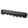 BRASS ROLLER SADDLE BRIDGE FOR ELECTRIC GUITAR Black