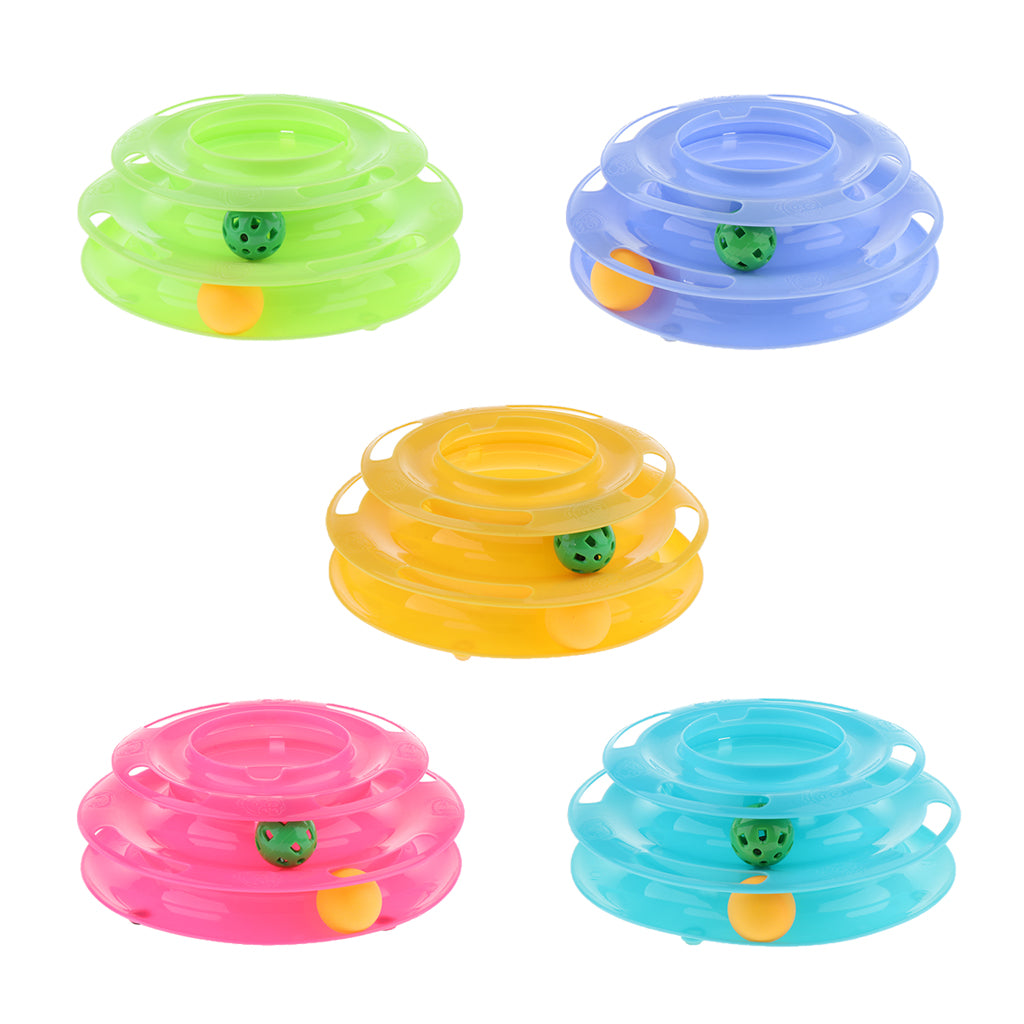 Interactive Pet Game Bell Toy Entertainment Turntable Amusement Plate green