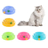 Interactive Pet Game Bell Toy Entertainment Turntable Amusement Plate green