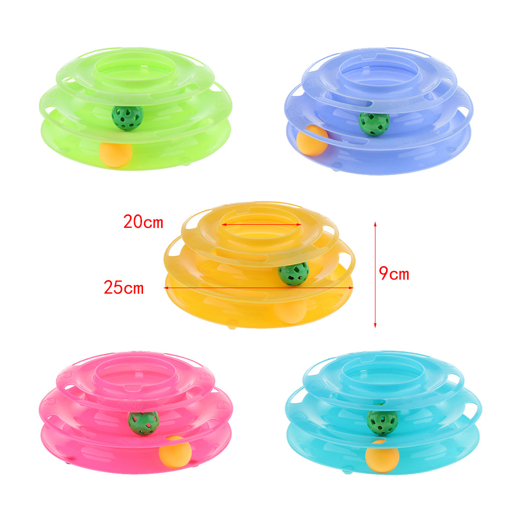 Interactive Pet Game Bell Toy Entertainment Turntable Amusement Plate green