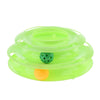 Interactive Pet Game Bell Toy Entertainment Turntable Amusement Plate green