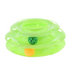 Interactive Pet Game Bell Toy Entertainment Turntable Amusement Plate green