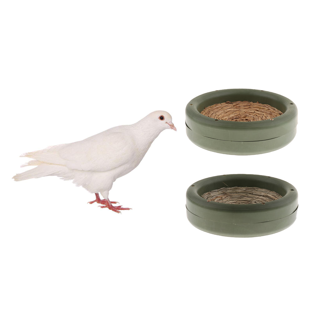 Pigeon Parrot Bird Straw Nest Oil Grass Nest Plastic Basin Straw nest