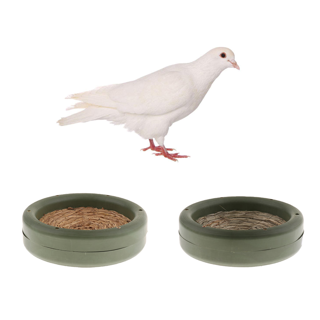 Pigeon Parrot Bird Straw Nest Oil Grass Nest Plastic Basin Straw nest