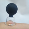 4Pcs Facial Cupping Therapy Massage Vacuum Suction Glass Cups Black