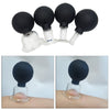 4Pcs Facial Cupping Therapy Massage Vacuum Suction Glass Cups Black