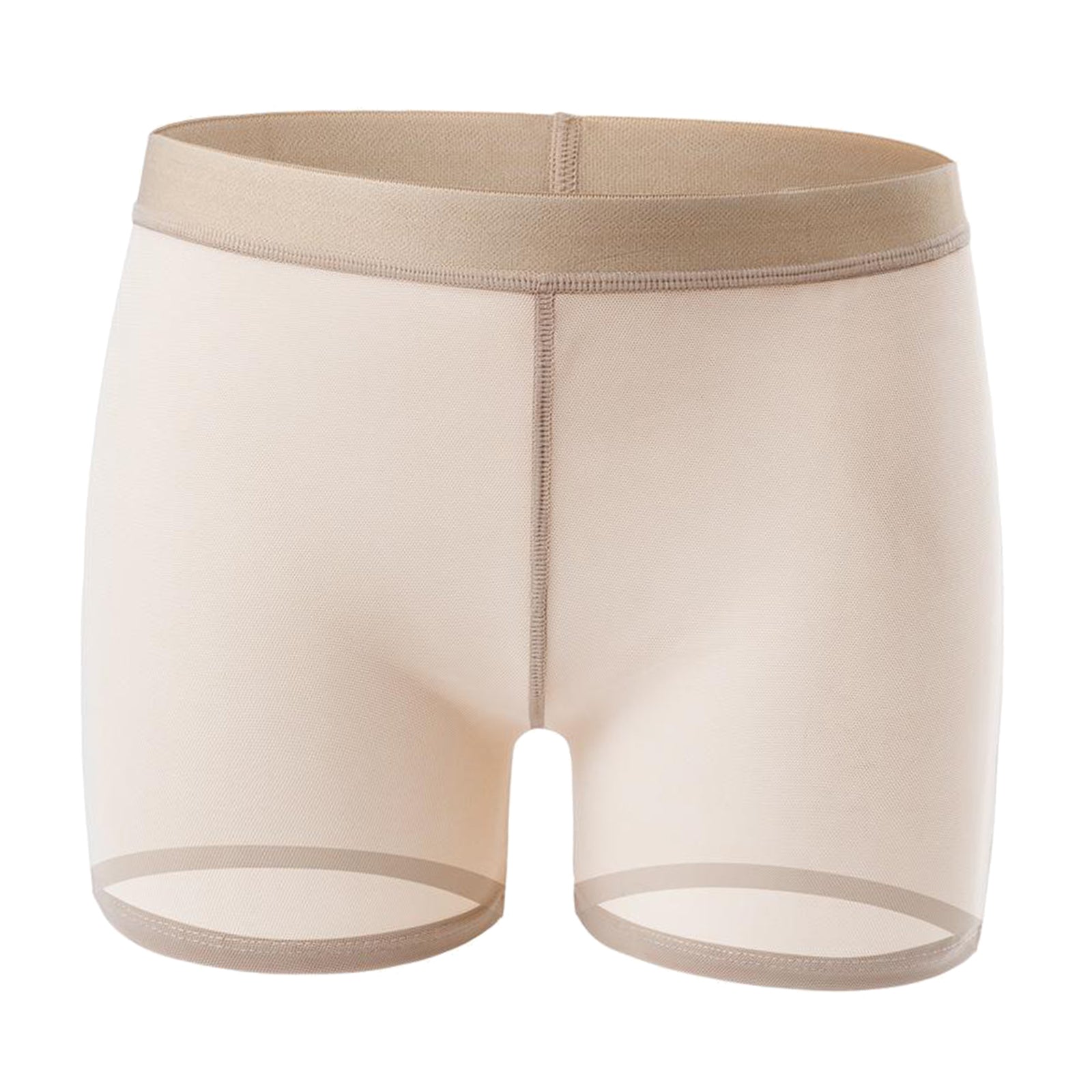 Women Padded Bum Pants Butt Lifter Panty Body Enhancer Underwear Beige M