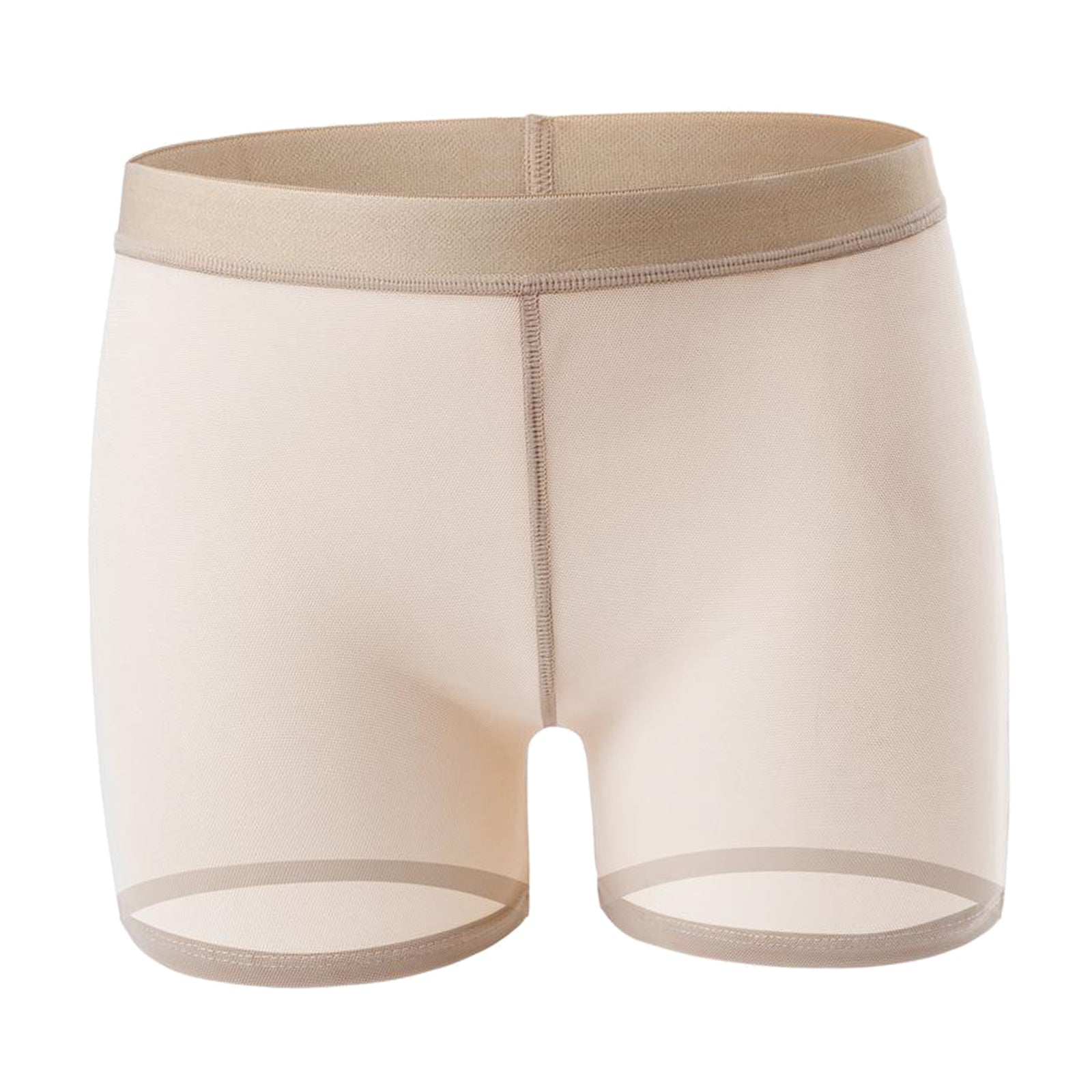 Women Padded Bum Pants Butt Lifter Panty Body Enhancer Underwear Beige M