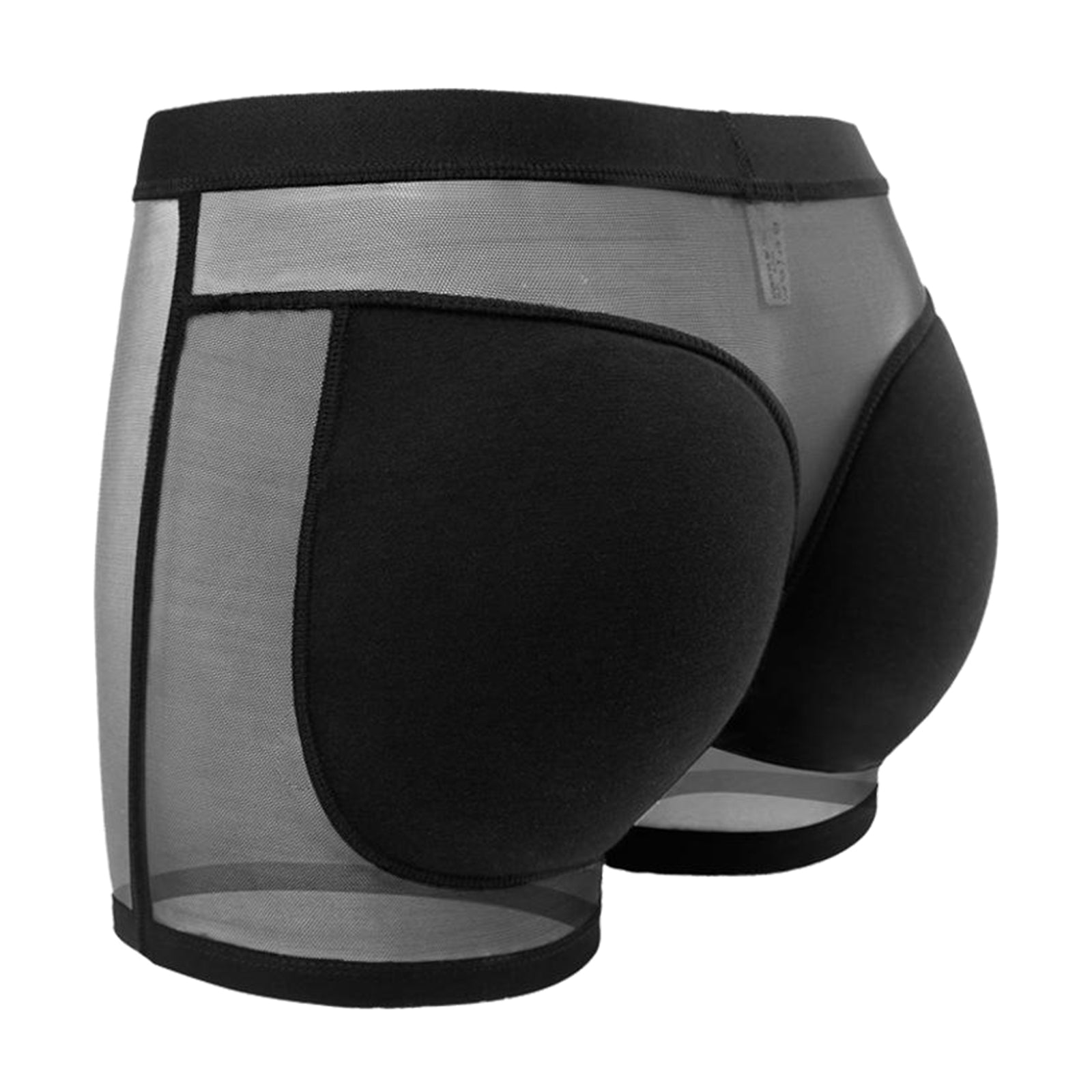 Women Padded Bum Pants Butt Lifter Panty Body Enhancer Underwear Black XL