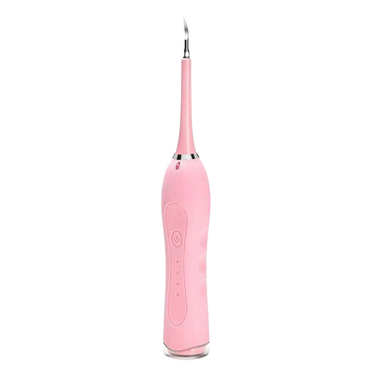 Electric Ultrasonic Tooth Cleaner Waterproof Oral Clean with 5 Modes Pink