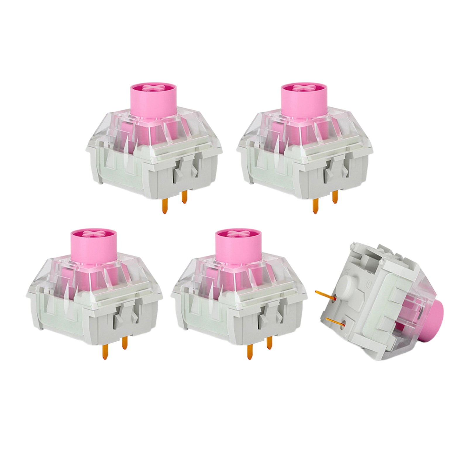 5x Pieces Kailh Box Switches for Mechanical Gaming Keyboards 3 pins Pink