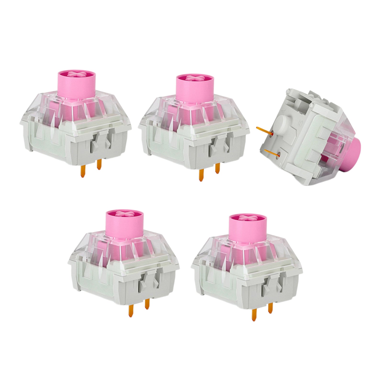 5x Pieces Kailh Box Switches for Mechanical Gaming Keyboards 3 pins Pink