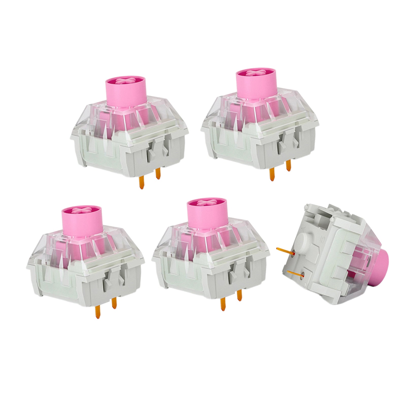 5x Pieces Kailh Box Switches for Mechanical Gaming Keyboards 3 pins Pink