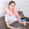 Flexible U Shaped Neck Pillow Mobile Phone Holder Bracket Support Elephant