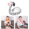 Flexible U Shaped Neck Pillow Mobile Phone Holder Bracket Support Zebra