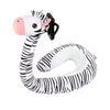 Flexible U Shaped Neck Pillow Mobile Phone Holder Bracket Support Zebra