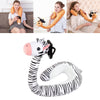 Flexible U Shaped Neck Pillow Mobile Phone Holder Bracket Support Zebra