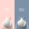 Hot Water Bottle Rubber Silicone Warm Water Bag for Neck Shoulder Waist Warm Blue