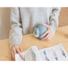 Hot Water Bottle Rubber Silicone Warm Water Bag for Neck Shoulder Waist Warm Blue