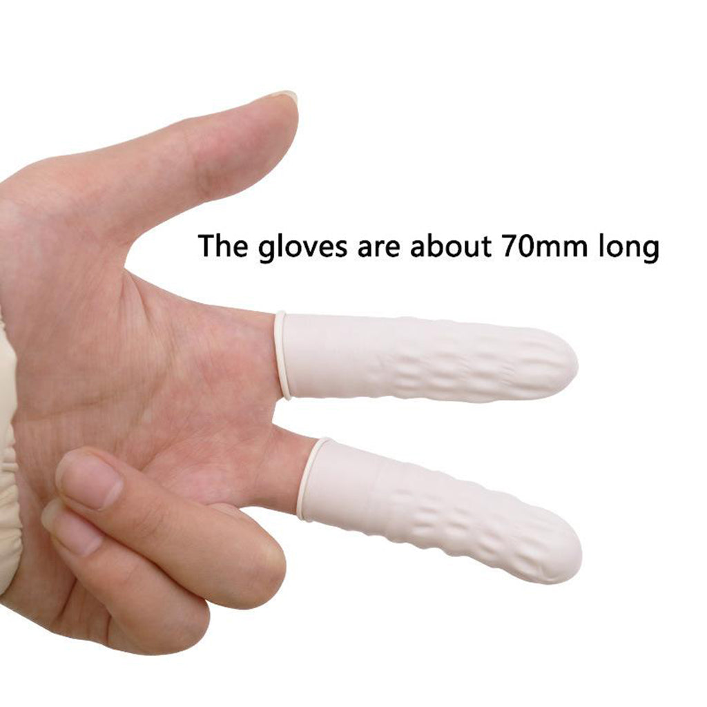 800 Pieces Latex Rubber Finger Cots Sets Fingertips Protector Gloves Covers