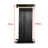 Black Full Speed 3.0 PCIE X16 Riser Cable PCIE Extender for GPU 30cm