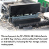 M.2 NVMe SSD to PCI-E Express 3.0 X4 X8 X16 Adapter Expansion Card 2280 mm