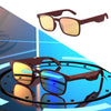 Load image into Gallery viewer, Bluetooth Sunglasses Stereo Headphones Smart Glasses Brown Round