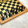 Large Wooden Chess Set Folding Portable Wood Board Board Game Great Gift