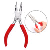 6 in 1 Bail Wire Looping Forming Pliers for DIY Loop and Jump Rings Red