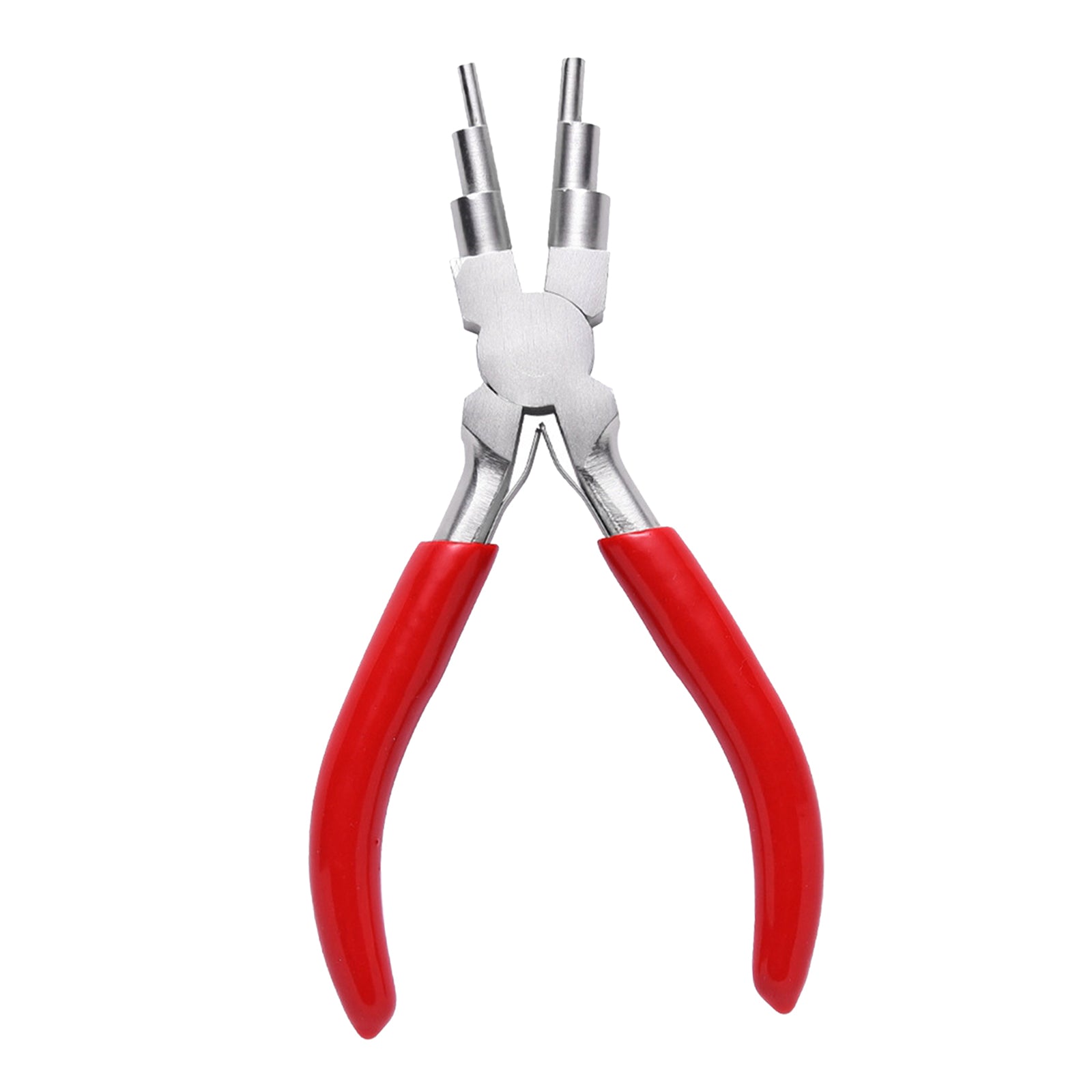 6 in 1 Bail Wire Looping Forming Pliers for DIY Loop and Jump Rings Red