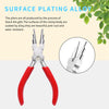 6 in 1 Bail Wire Looping Forming Pliers for DIY Loop and Jump Rings Red