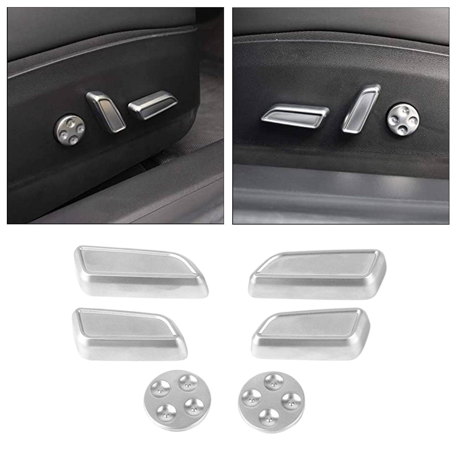 Seat Adjustment Button Cover Cap For Model 3 2016-2019 Car Accessories