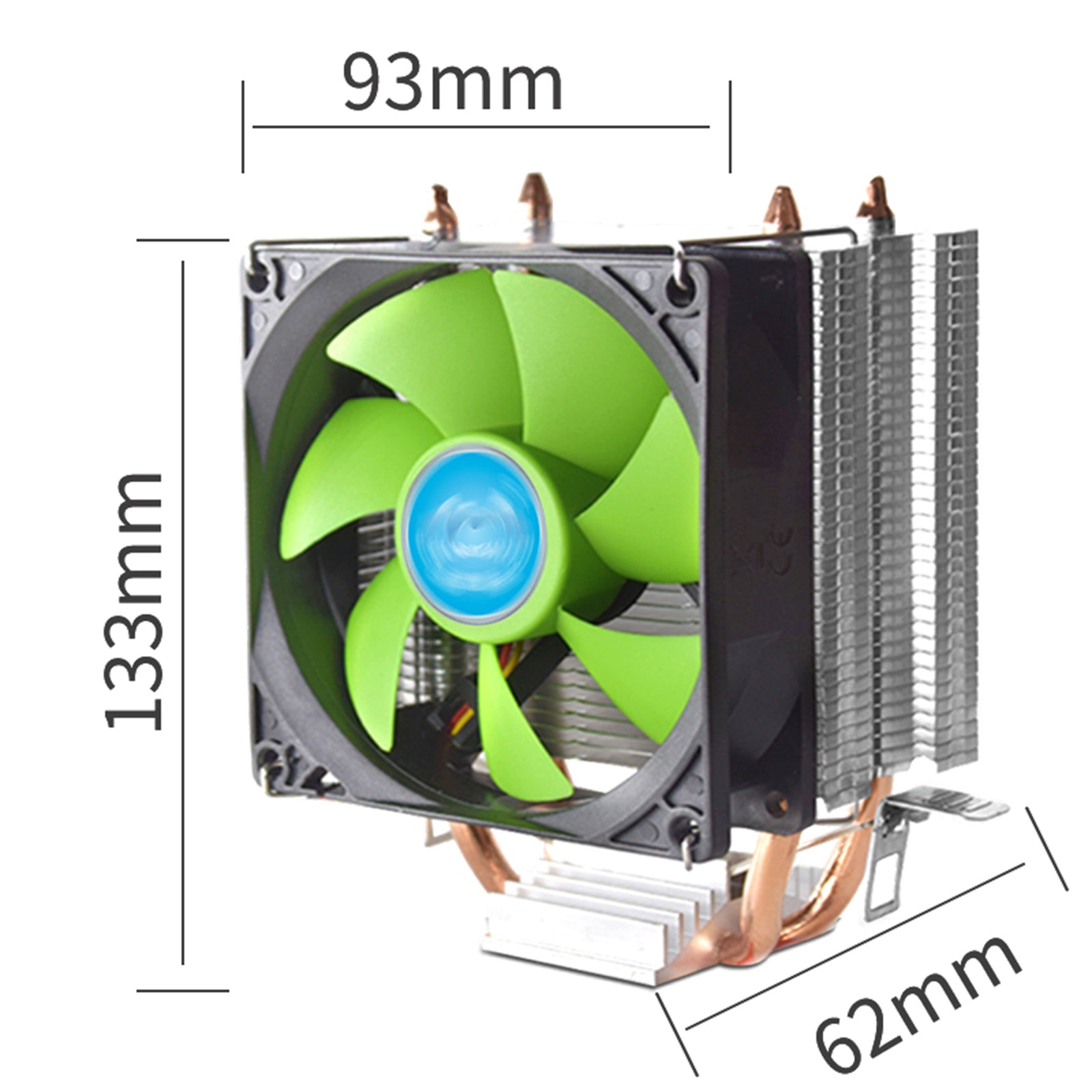 Desktop CPU Cooling Fan Radiator Cooler Replacement for intel LGA 775/1155