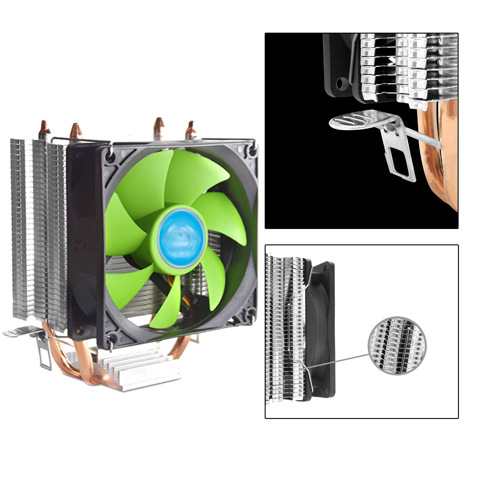 Desktop CPU Cooling Fan Radiator Cooler Replacement for intel LGA 775/1155